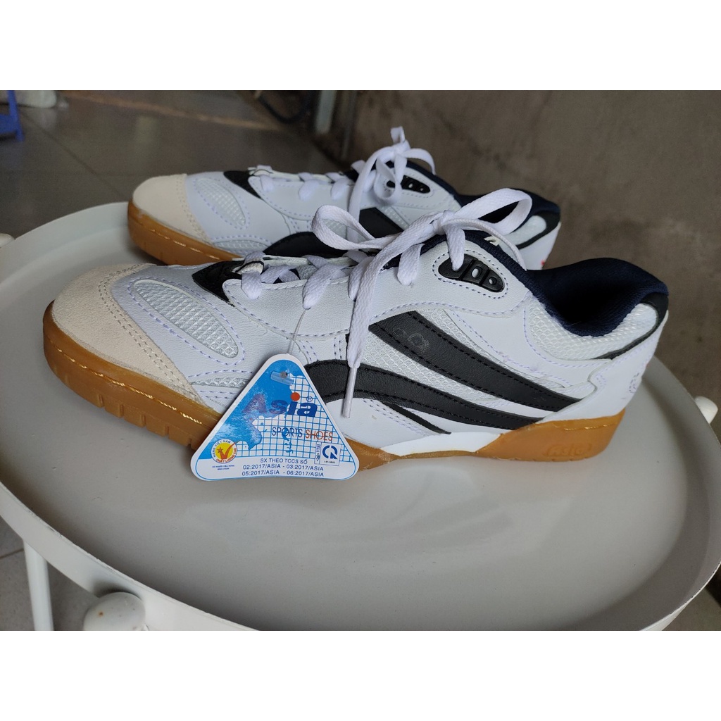 Giày cầu lông ASIA bóng chuyền bóng bàn chạy bộ đế kếp nam-nữ có khâu đế size 38-44