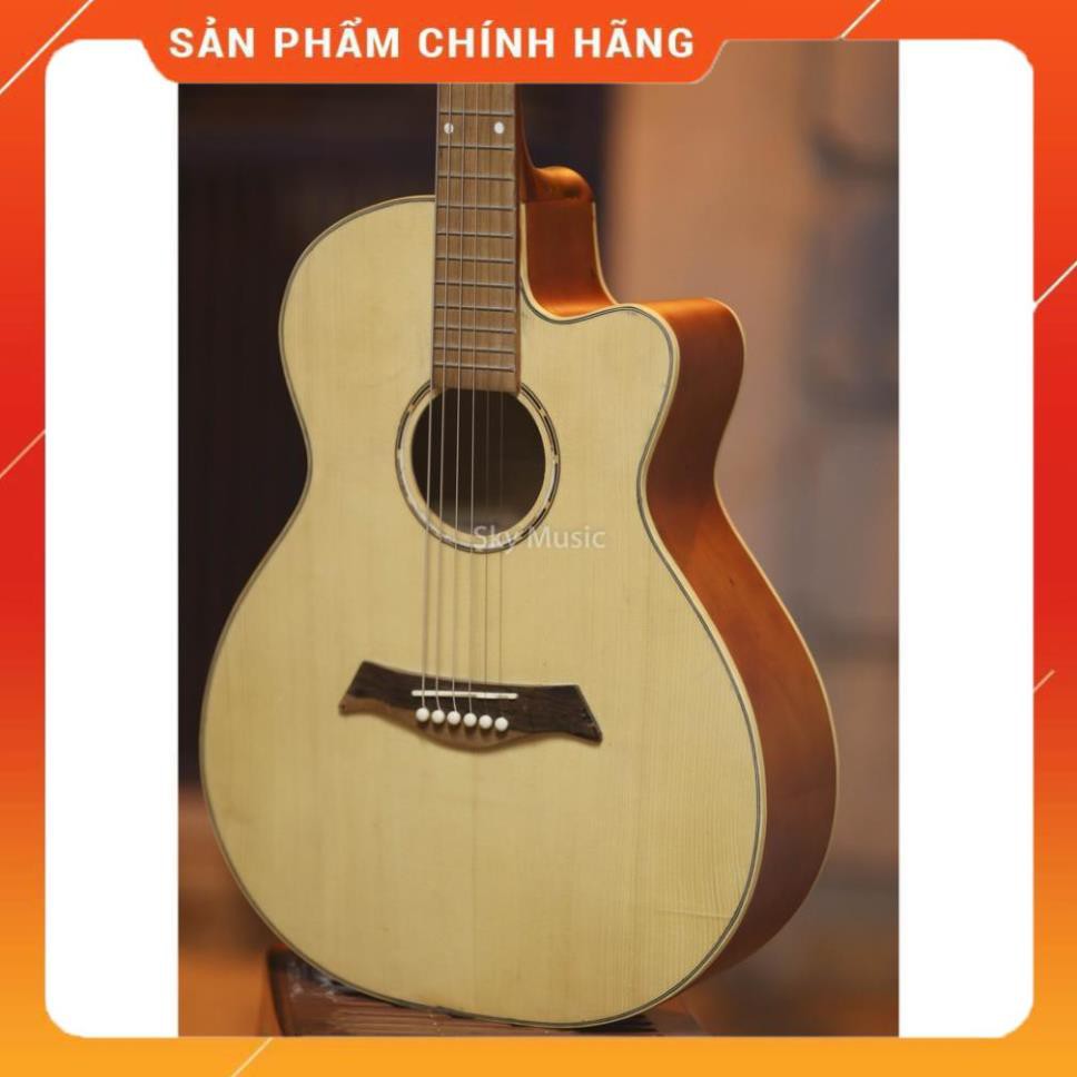 [Hàng chuẩn loại 1] Guitar Khuyết SK99D Dáng A Khuyết Có Ty Chỉnh Cần Âm Cực Hay Dành Cho Người Mới Tập