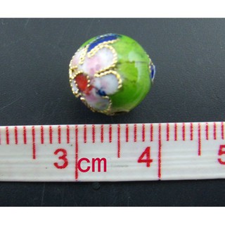 30Pcs Assorted Colors Cloisonne Hot Spacer Beads 10Mm Beads