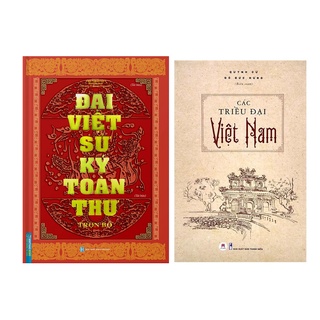 Sách - combo đại việt sử ký toàn thư + các triều đại việt nam