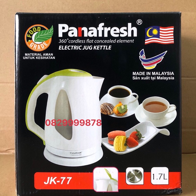 Ca Đun Panafresh jk-77 (1,7 lít) MALAYSIA