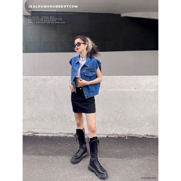 Áo khoác, áo gile denim VERDOR FOR YOU 5742