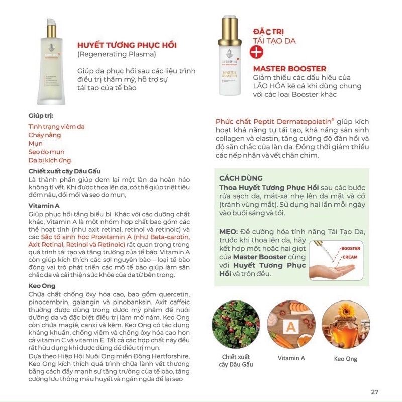 Huyết Tương Phục Hồi Evenswiss Plasma Regenerating