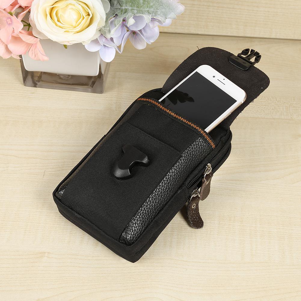 Túi đeo hông bằng da kiểu dáng thời trang 6inch