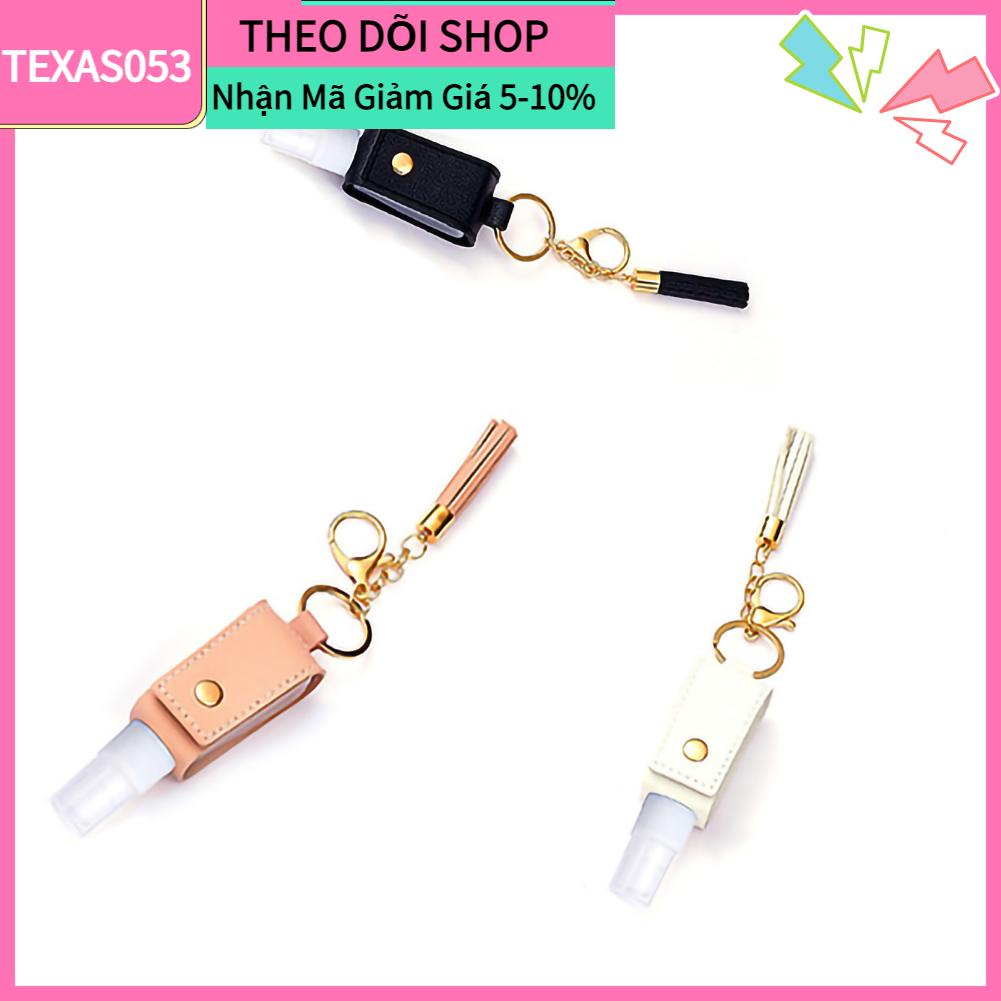 Texas053 Chai xịt Keychain du lịch cầm tay 30ml có tua cho nước hoa Xịt dưỡng tóc Dưỡng da