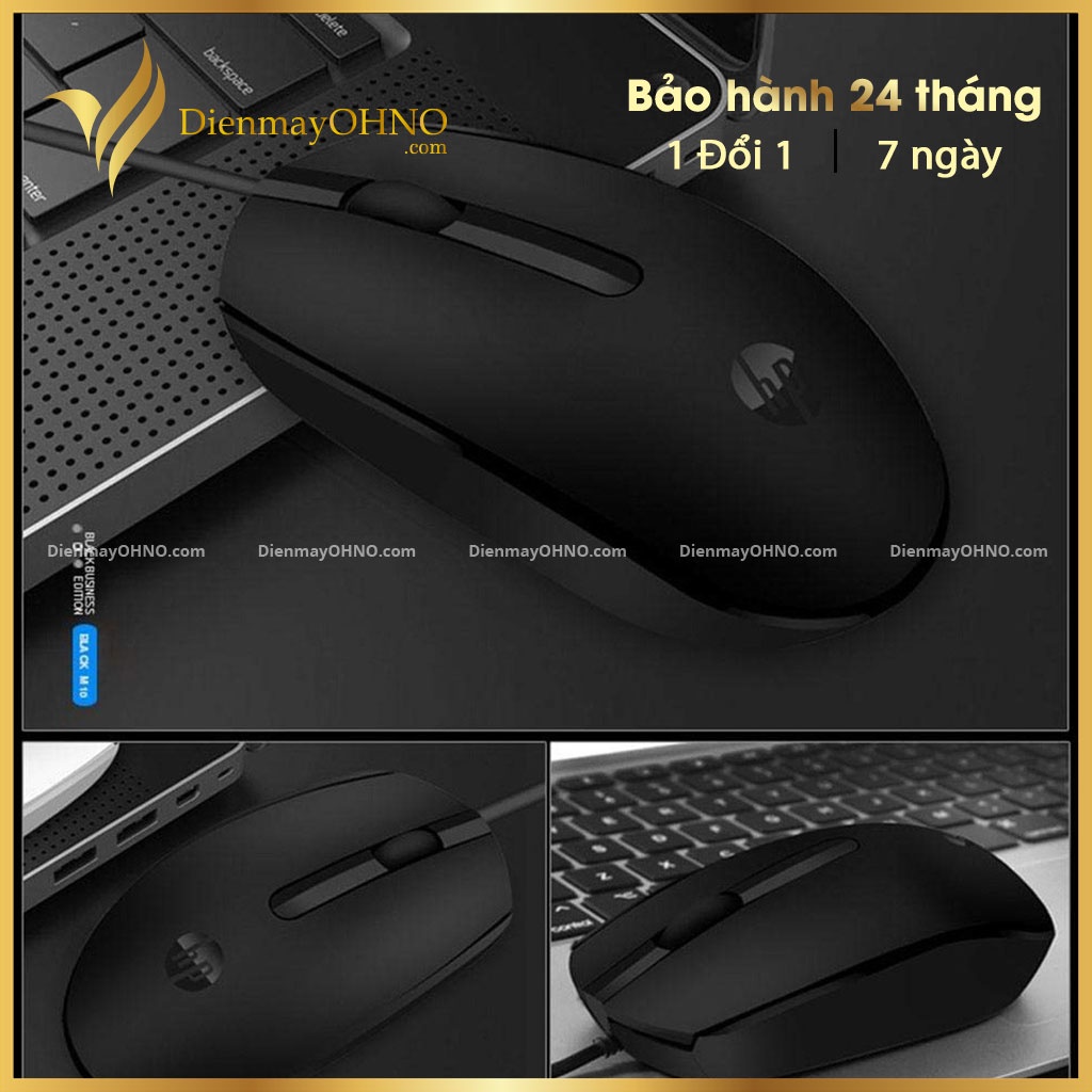 Chuột Laptop Có Dây Chính Hãng HP M10 Chuột PC Máy Tính Bàn Laptop Gaming Có Dây Cao Cấp - Điện Máy OHNO