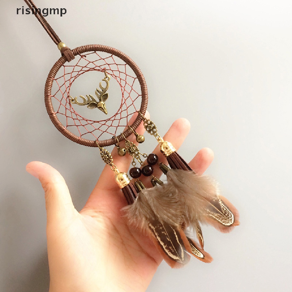 Dream Catcher Treo Tường Trang Trí Phong Cách Ấn Độ ♨Trên đó