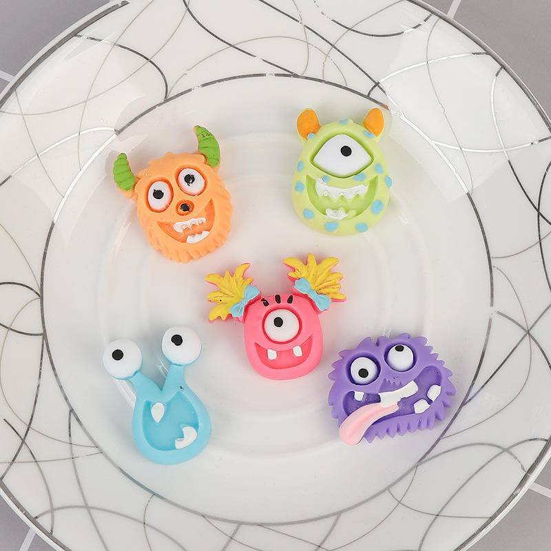 Phụ Kiện Mặt Hình Quái Vật Hoạt Hình Trang Trí Giày/Giày DIY