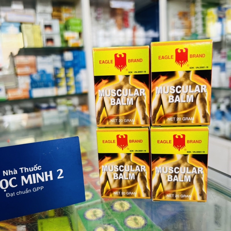 ✅ [Chính Hãng] Cao xoa bóp cơ bắp con ó 20 gram ( Eagle brand )