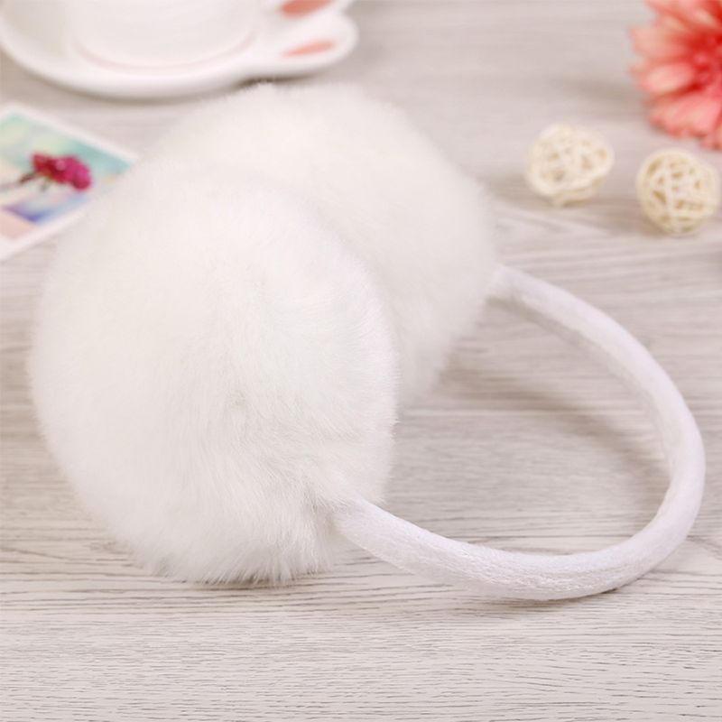 Chụp Tai Giả Lông Thỏ Giữ Ấm Mùa Đông Cỡ Lớn Thời Trang 2019 Cho Nữ