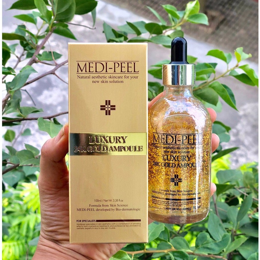 TINH CHẤT VÀNG MEDI PEEL LUXURY 24K GOLD AMPOULE