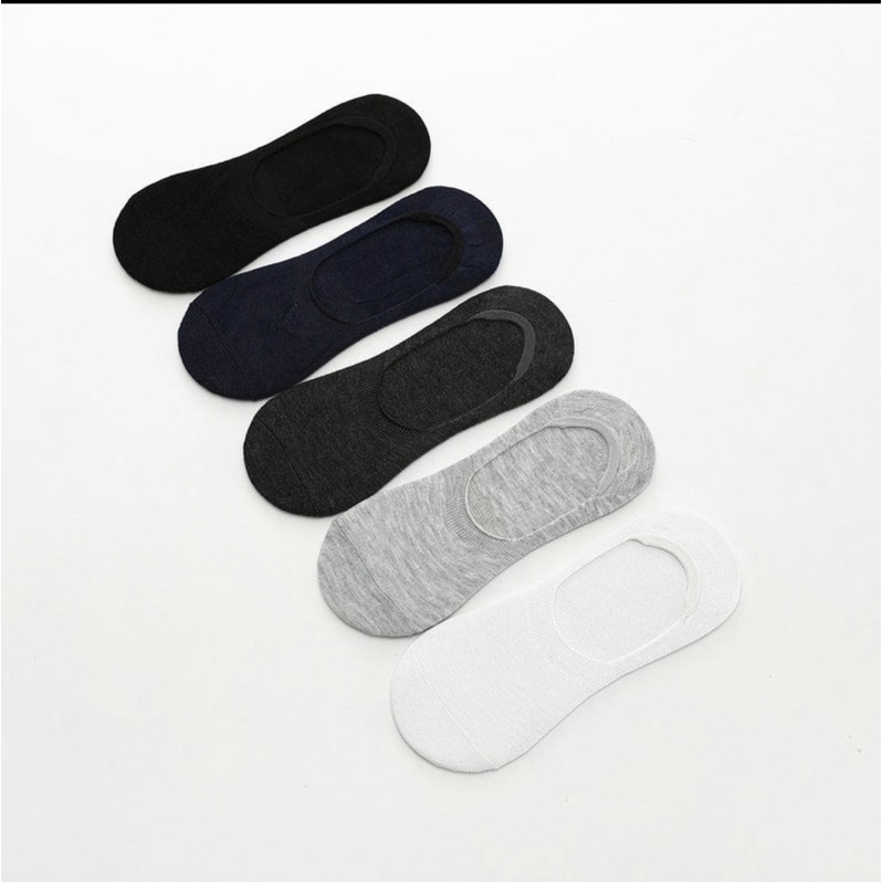 Tất Lười Nam Chống Trượt Gót Chân, Tất Nam Mang Giày Lười Vải Cotton Mềm Mại Thoáng Mát - TAT-LUOI