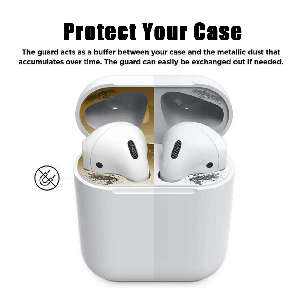 Miếng dán siêu mỏng chống trầy bảo vệ hộp sạc tai nghe Airpods Oppo 2