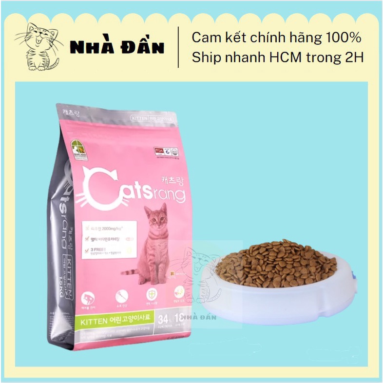 Hạt Catsrang Kitten cho mèo con 1.5kg