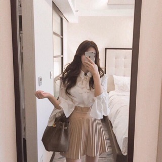 Sét váy+ áo sơ mi tiểu thư