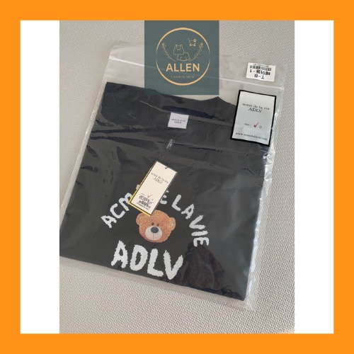 Áo adlv gấu  Acmé de la vie TEDDY BEAR SHORT SLEEVE T-SHIRT BEIGE, tee adlv, full tag, túi Allen FashionShop | BigBuy360 - bigbuy360.vn