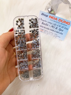 Đá gắn móng tay chân  mix size từ size 4-20