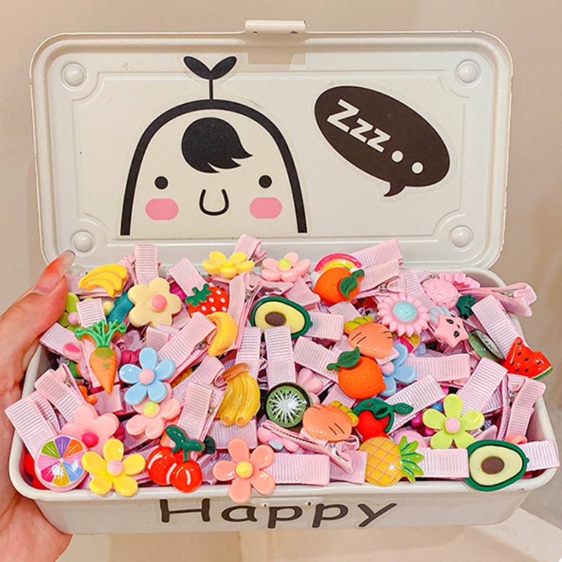 Kẹp Tóc Đính Hoa Dễ Thương Cho Bé Gái