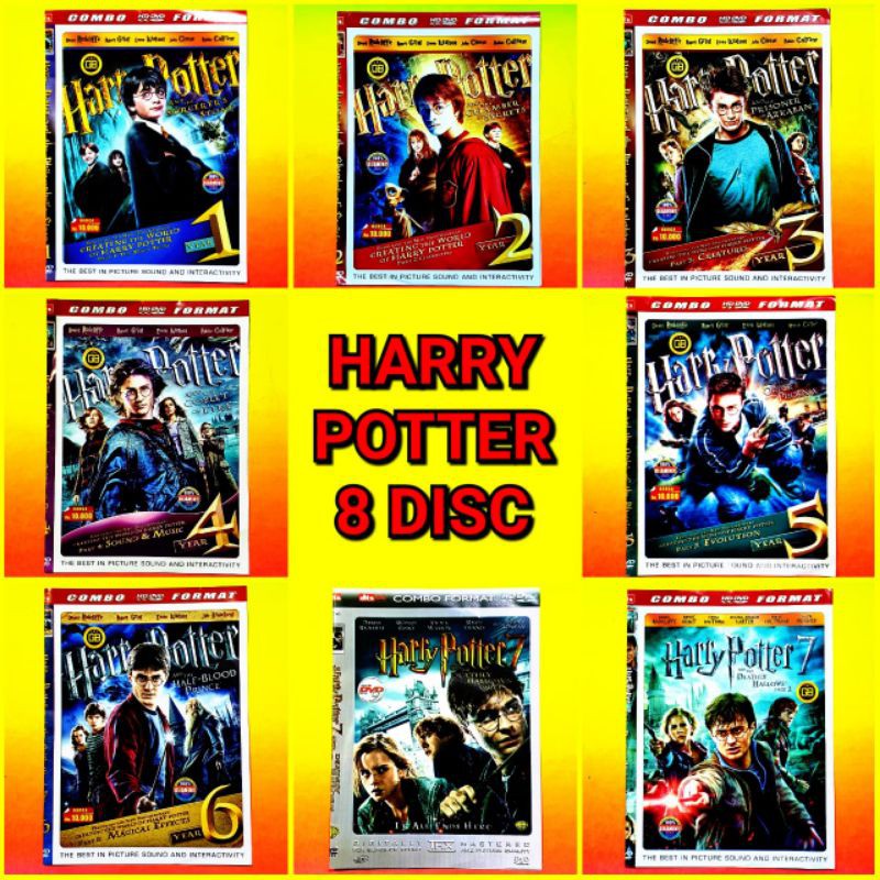 Bộ Đĩa Phim Harry Potter Series 1-8