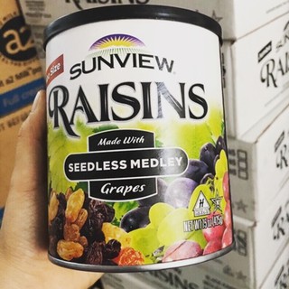 [date 05.2021] Nho Khô Sunview Raisins Vị Hỗn Hợp 425g - chính ngạch Mỹ
