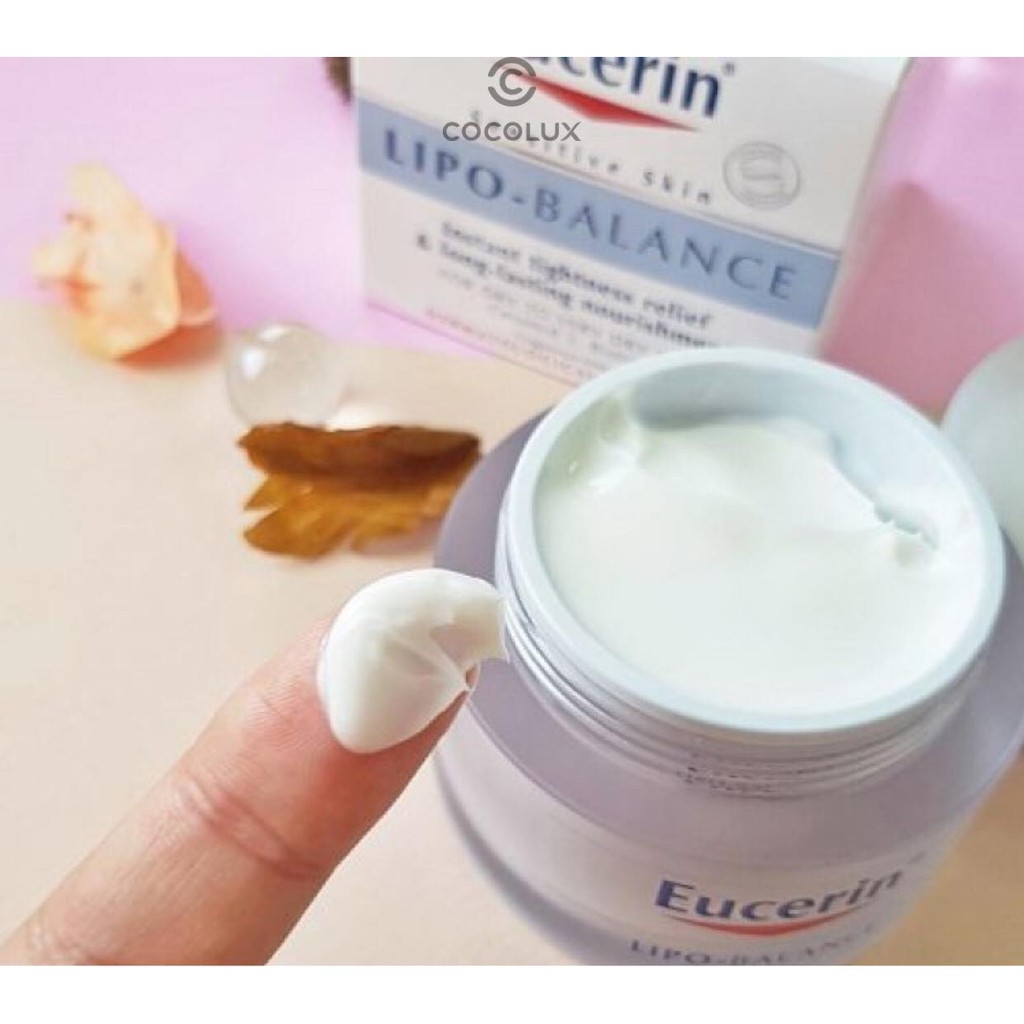 [CoCoLux]  Kem Dưỡng Ẩm Eucerin Lipo Balance Cho Da Khô, Da Nhạy Cảm +VAT