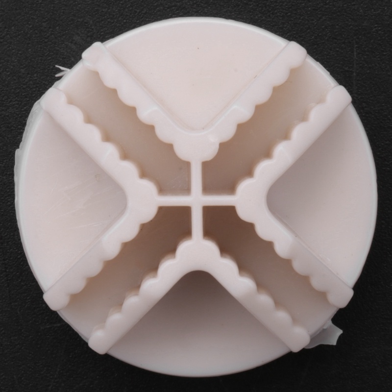 Set 20 Đầu Nối Dây Điện Hình Khối Lập Phương Bằng Abs Màu Trắng