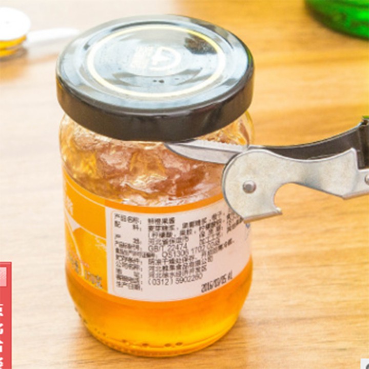 Bật mở nắp chai bia 4 in 1 tay cầm cao su