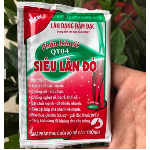 Siêu lân đỏ cho hoa (gói)