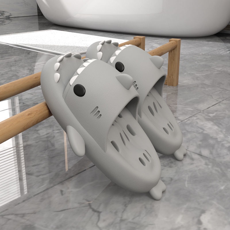 Dép Sandal Hở Ngón Chống Trượt Hình Cá Mập Dễ Thương Thời Trang Đi Biển Cho Nam Và Nữ