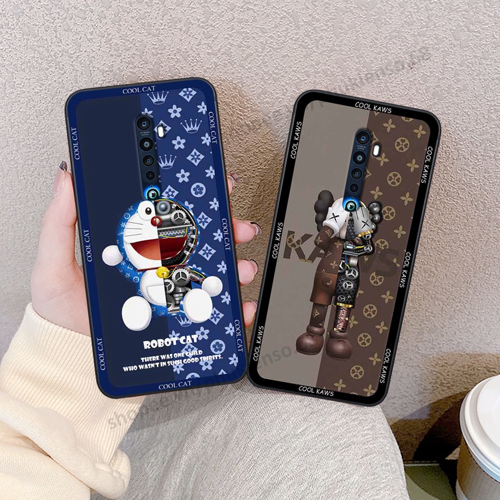 Ốp lưng điện thoại Oppo Reno 2f / Reno2 F in hình gấu bear, kaws, doremon thời trang, ốp lưng cao cấp chất lượng