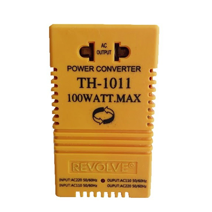 ⚡️Bộ Chuyển Đổi Điện Revolve TH-1010 220AC110AC 80w [vàng]⚡️