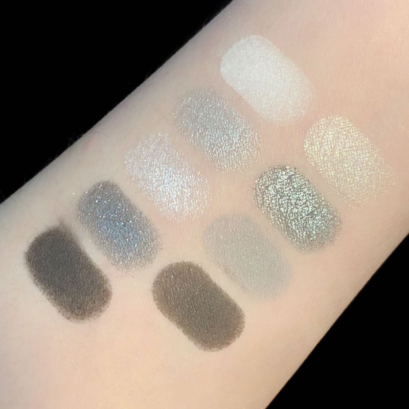 Bảng Phấn Mắt 9 Màu Lì Và Màu Nhũ Khói 10MK