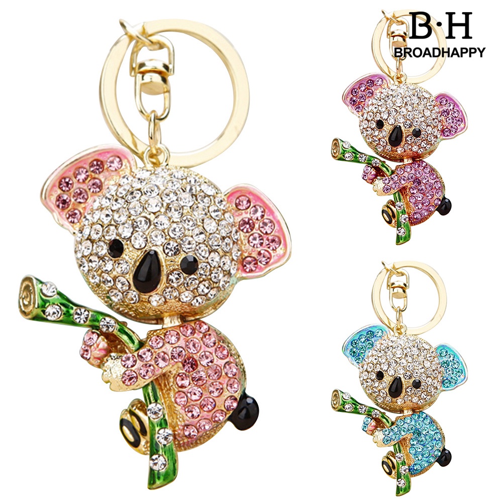 Móc Khóa Hình Gấu Koala Đính Đá Dễ Thương