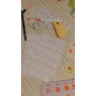 Sticker bạch tuộc hồng 🐙 | Melonary_mnl