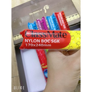Set 10 Bọc sách SGK các cấp nylon bọc vở cấp 1 Classmate