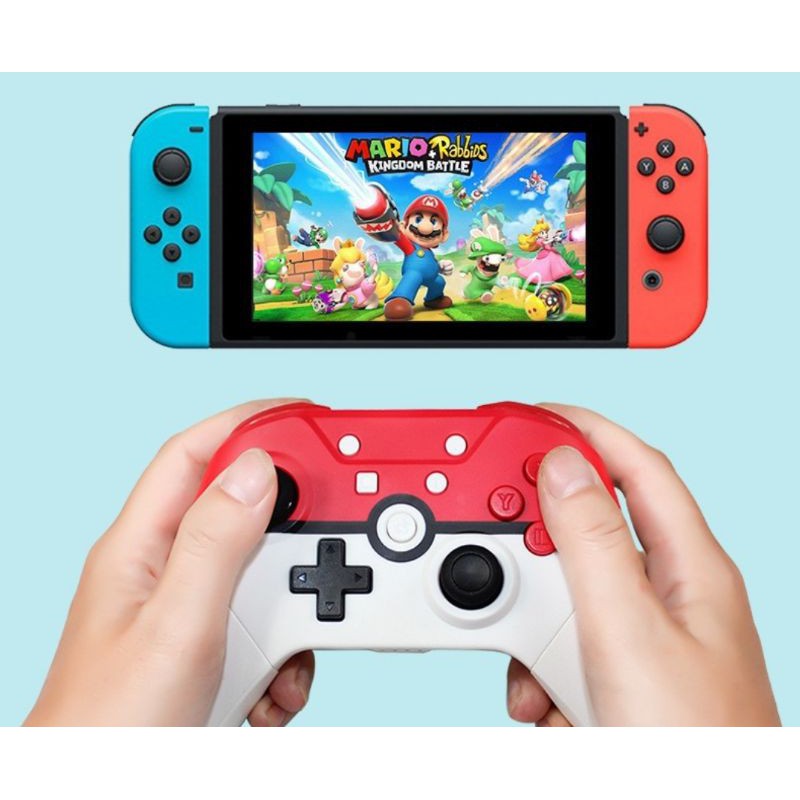Tay cầm Nintendo Switch pro controller hãng AOLION - Full tính năng WAKE UP, NFC, TURBO,  tặng kèm cặp núm | BigBuy360 - bigbuy360.vn