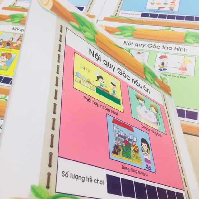 Nội quy các góc mầm non