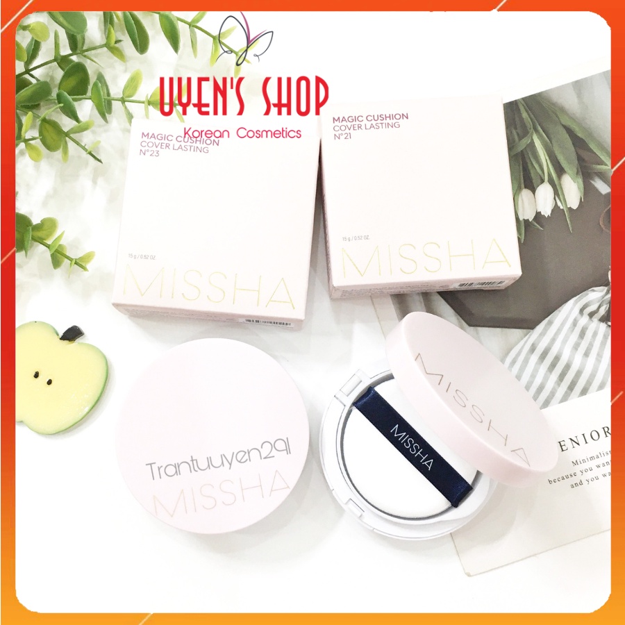 Phấn nước Missha Magic Cushion Cover Lasting SPF50+ PA+++
