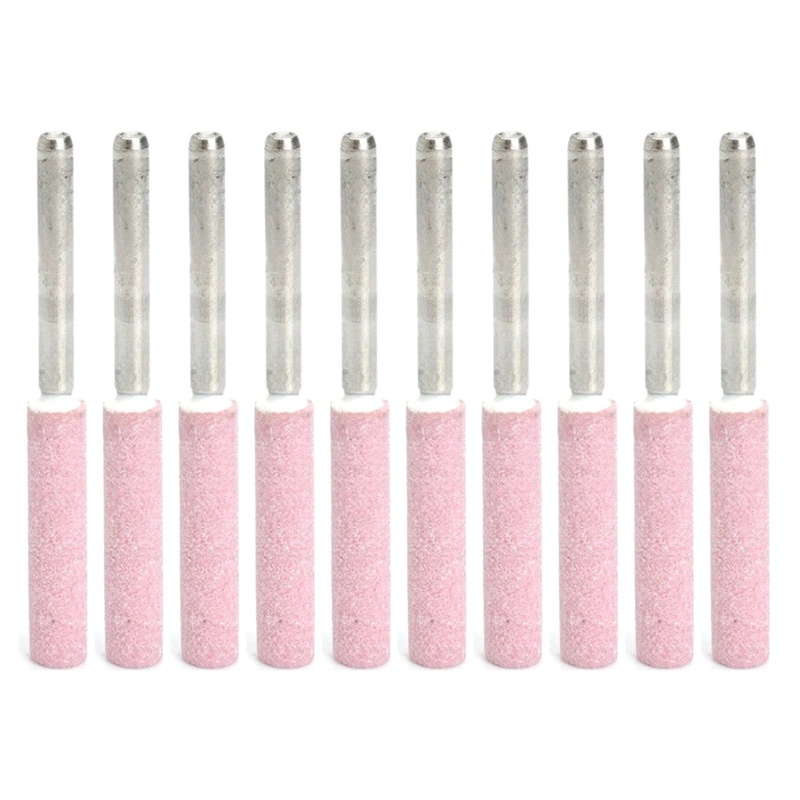 Set 10 Đá Mài Lưỡi Cưa Xích 4.8mm 3 / 16