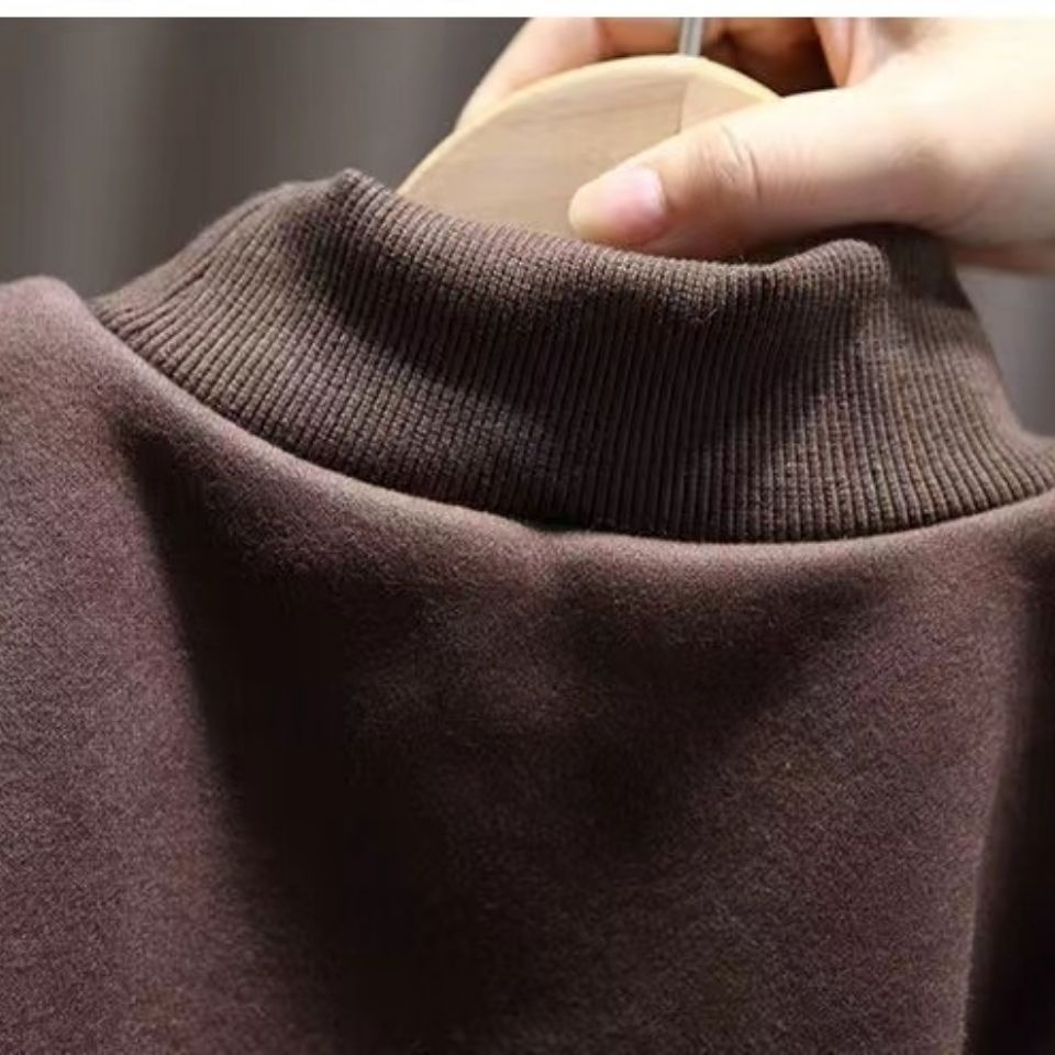 Áo sweater nhung dày giữ ấm mùa thu đông phong cách mới cho bé trai 2021