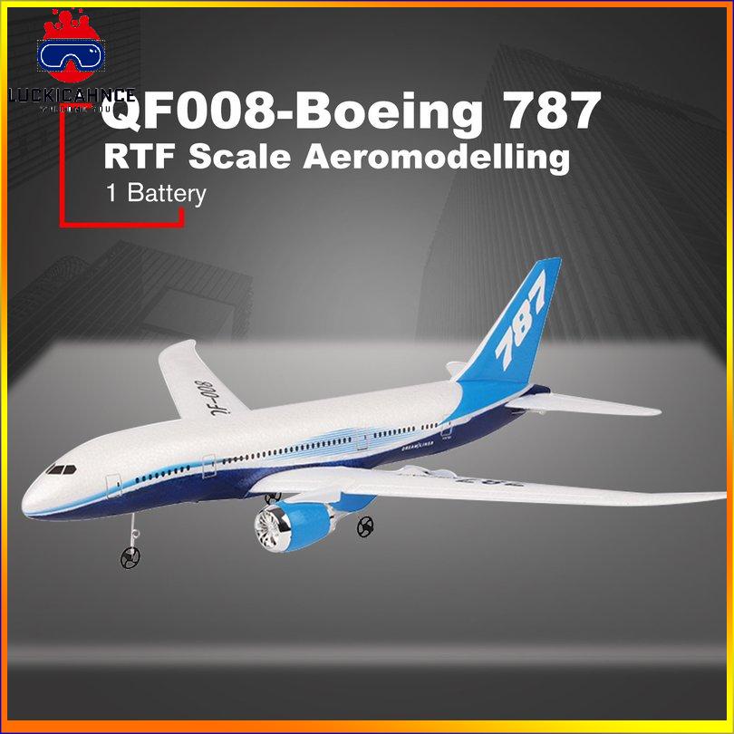 Mô hình máy bay trực thăng QF008-Boeing 787 2.4GHz 3CH EPP RC RTF có cánh quạt RTF