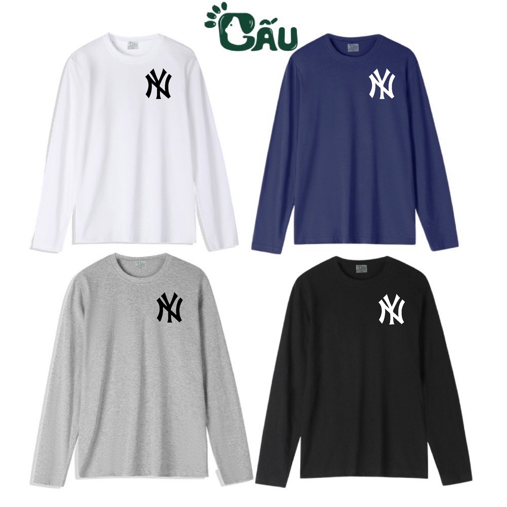 Áo thun tay dài Men194 vải coton dày dặn, mềm mịn, co dãn - form regular - TD NY