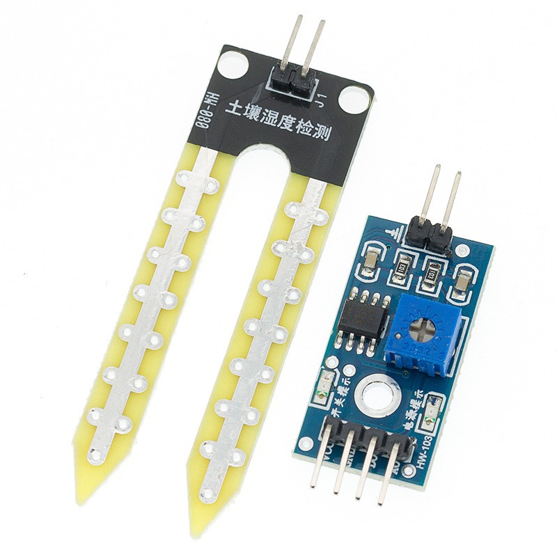 Mô Đun Cảm Biến Độ Ẩm Đất Lm393 DIY Thông Minh Cho Robot Xe Hơi
