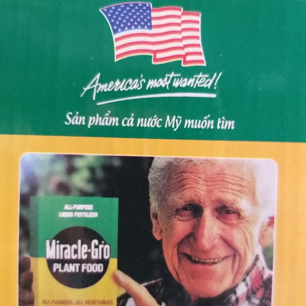 Phân bón lá NPK Miracle Gro 30-10-10+Te Dùng cho Hoa Hồng, Hoa Lan, tăng trưởng đẻ nhánh các loại cây trồng