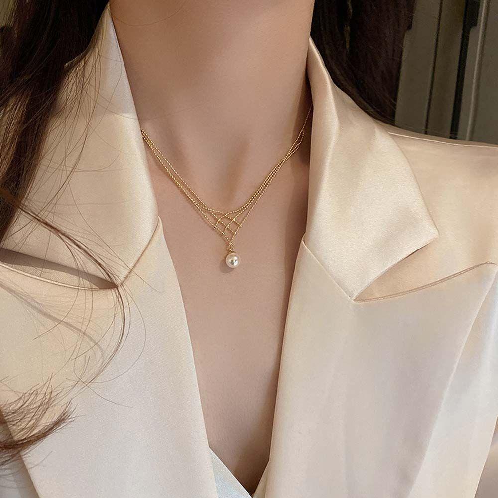 FORBETTER Vòng Cổ Choker Đính Hạt Kim Loại Phong Cách Hàn Quốc Tối Giản Cho Nữ