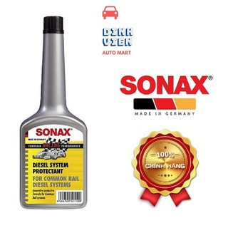 { VỆ SINH KIM PHUN VÀ BUỒNG ĐỐT } Dành Cho Xe máy dầu SONAX Diesel System Protectant For Common Rail  250ml 521100 .