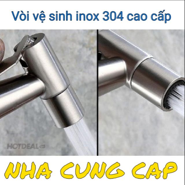 VÒI VỆ SINH CAO CẤP INOX 304