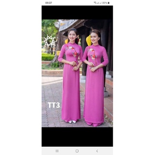 Áo dài tây thi thêu