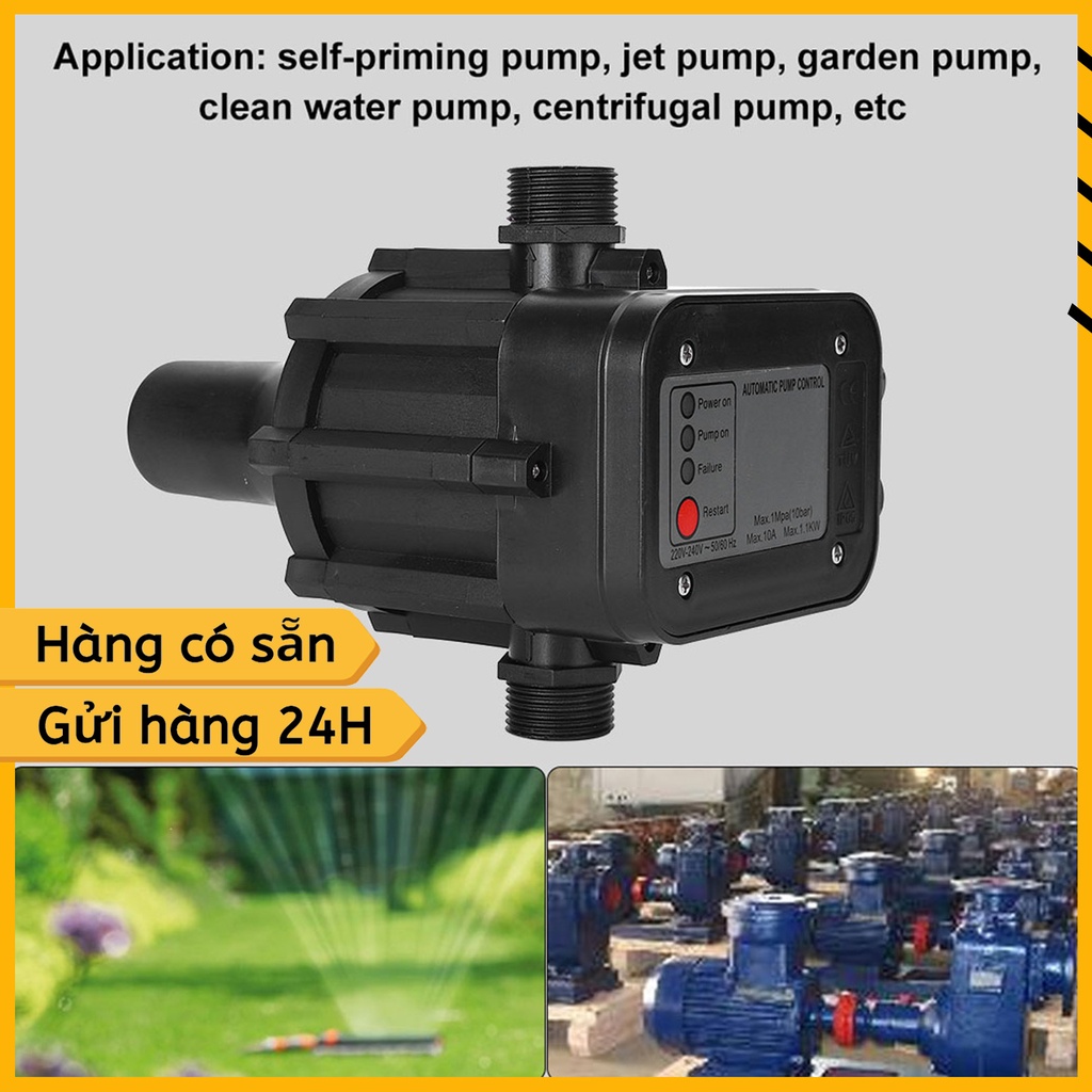 Rờ le tự động bơm nước bằng áp suất rơ le báo cạn