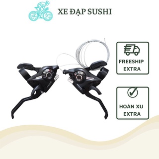 Tay bấm xả 3x8 shimano ef65